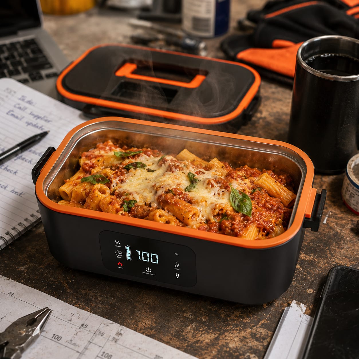 Customer photo review of SnapHeatEat™ Original 1.35L Electric Lunch Box