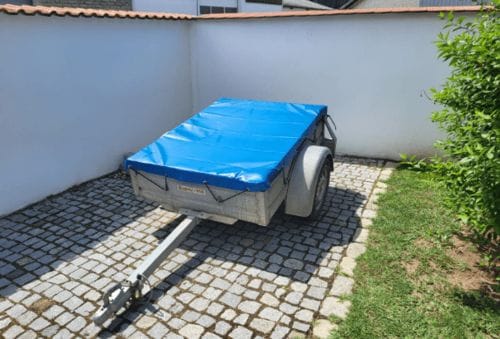Customer photo review of Anhänger Flachplane 170 x 110 x 7,5 cm