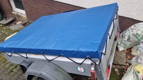 Customer photo review of Anhänger Flachplane 160 x 115 x 7,5 cm