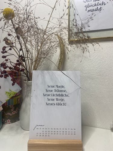 Customer photo review of Tischkalender 2027