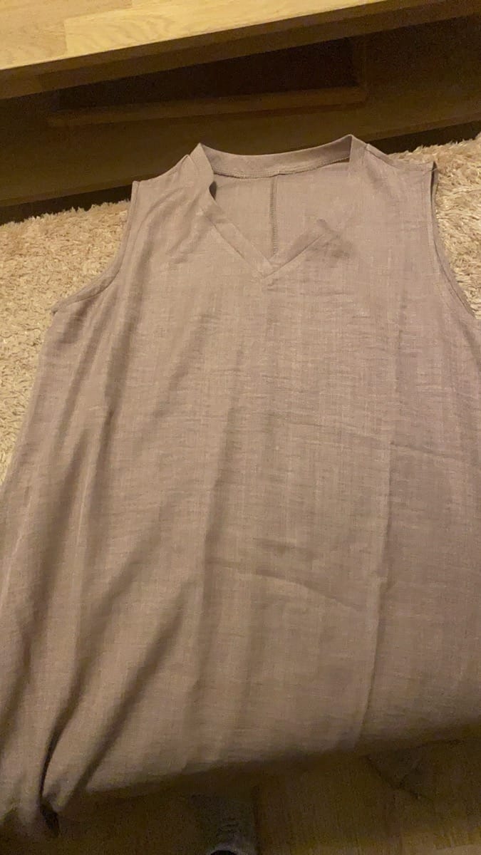 Customer photo review of Robe Longue Fluide à Col V
