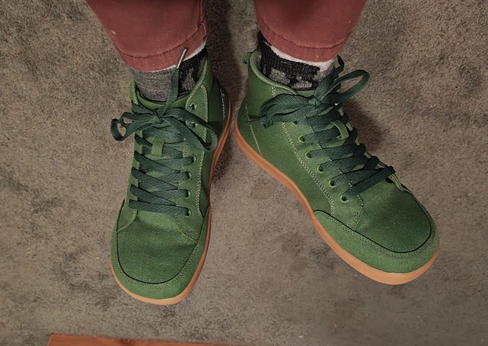 Customer photo review of Maple - Barefoot Shoes