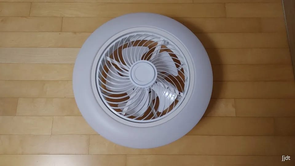 Customer photo review of Integrated LED Ceiling Fan Light, Bladeless Design With Remote Control