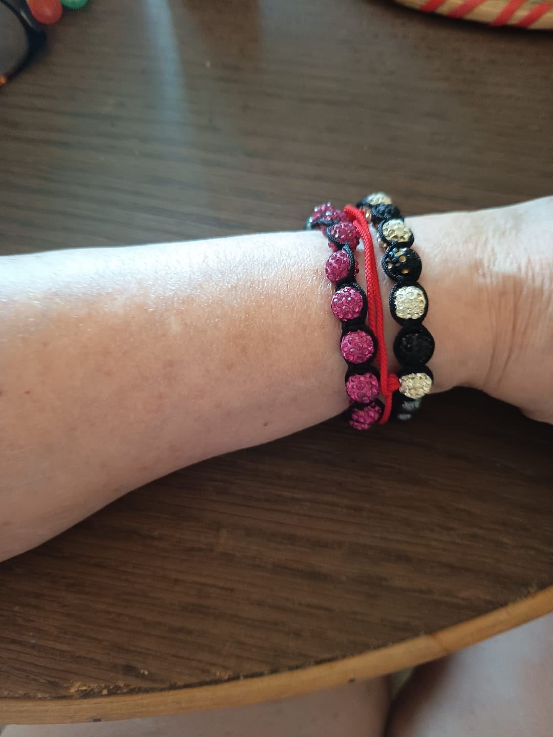 Customer photo review of Bracelet Porte Bonheur "Tibétain"