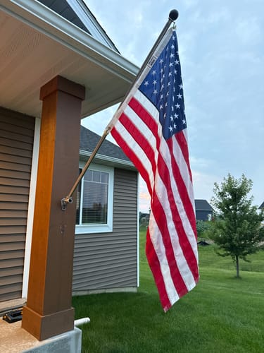 Customer photo review of 3' x 5' American Flag