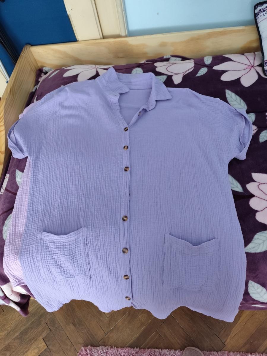 Customer photo review of Robe Chemise Fluide à Boutons