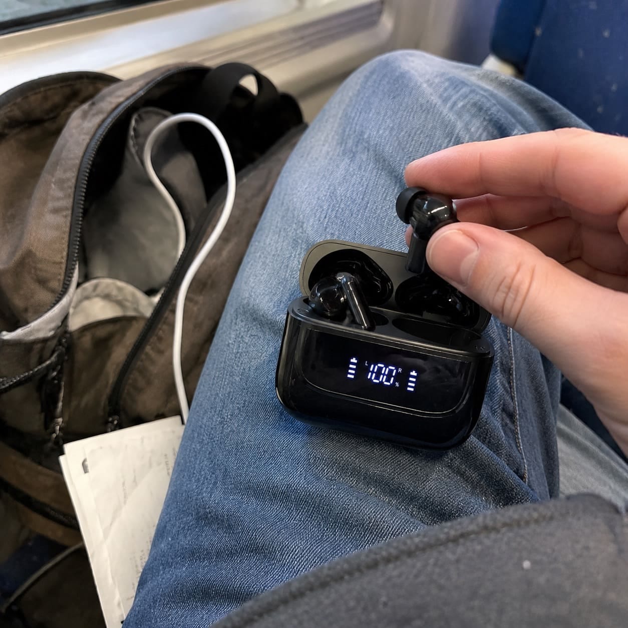 Customer photo review of Oryzom AirBeat Ultra – Kabellose In-Ear-Kopfhörer mit Geräuschunterdrückung für ein immersives Klangerlebnis