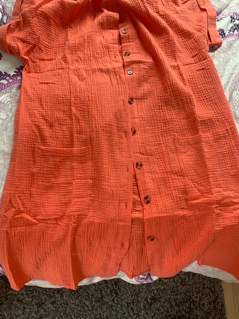 Customer photo review of Robe Chemise Fluide à Boutons