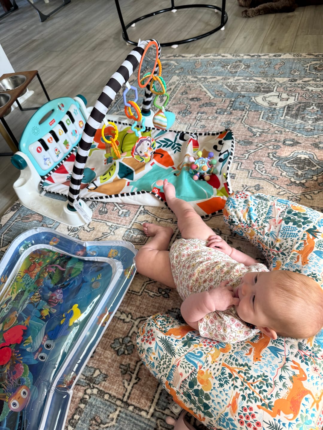 Customer photo review of Designer Relax Mat - 1.4" Thick Foam Base
