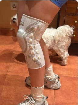 Customer photo review of SureStep™ Adjustable Knee Support Brace