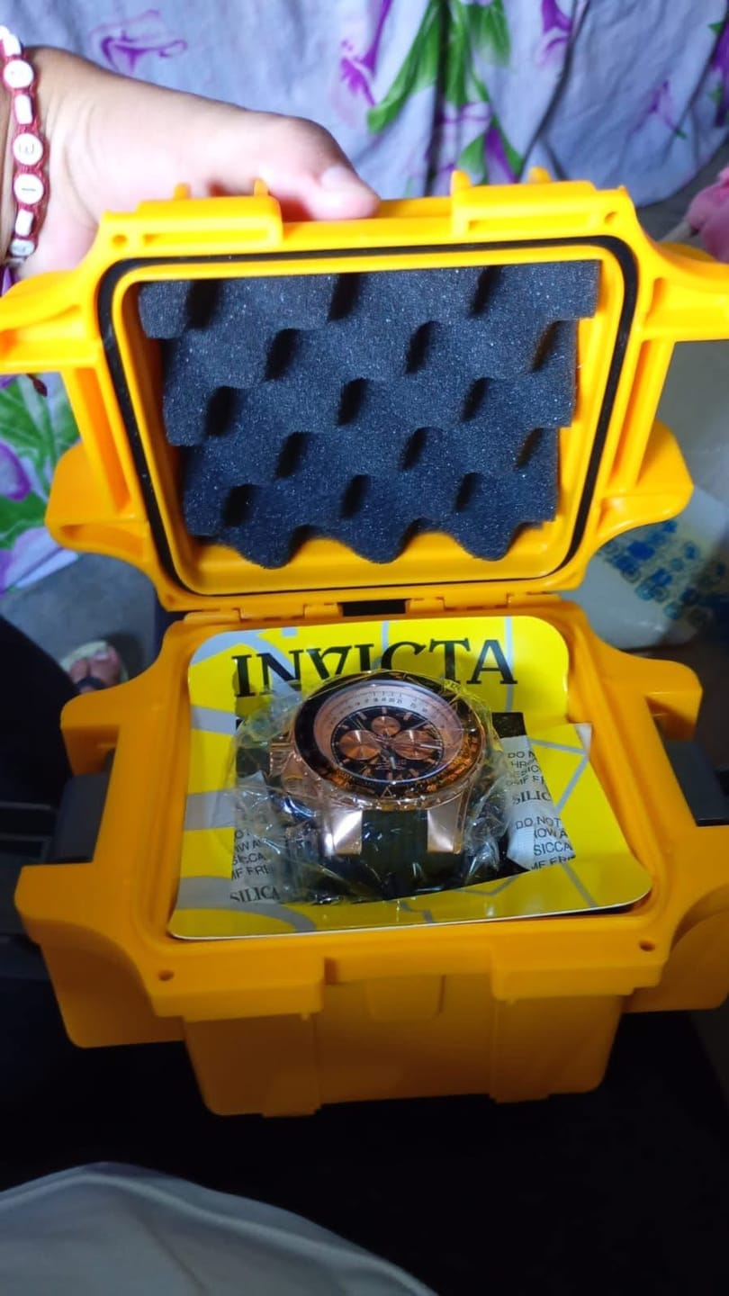 Customer photo review of Reloj Deportivo Para Hombre Invicta Aviator 39265 - Oro Rosa