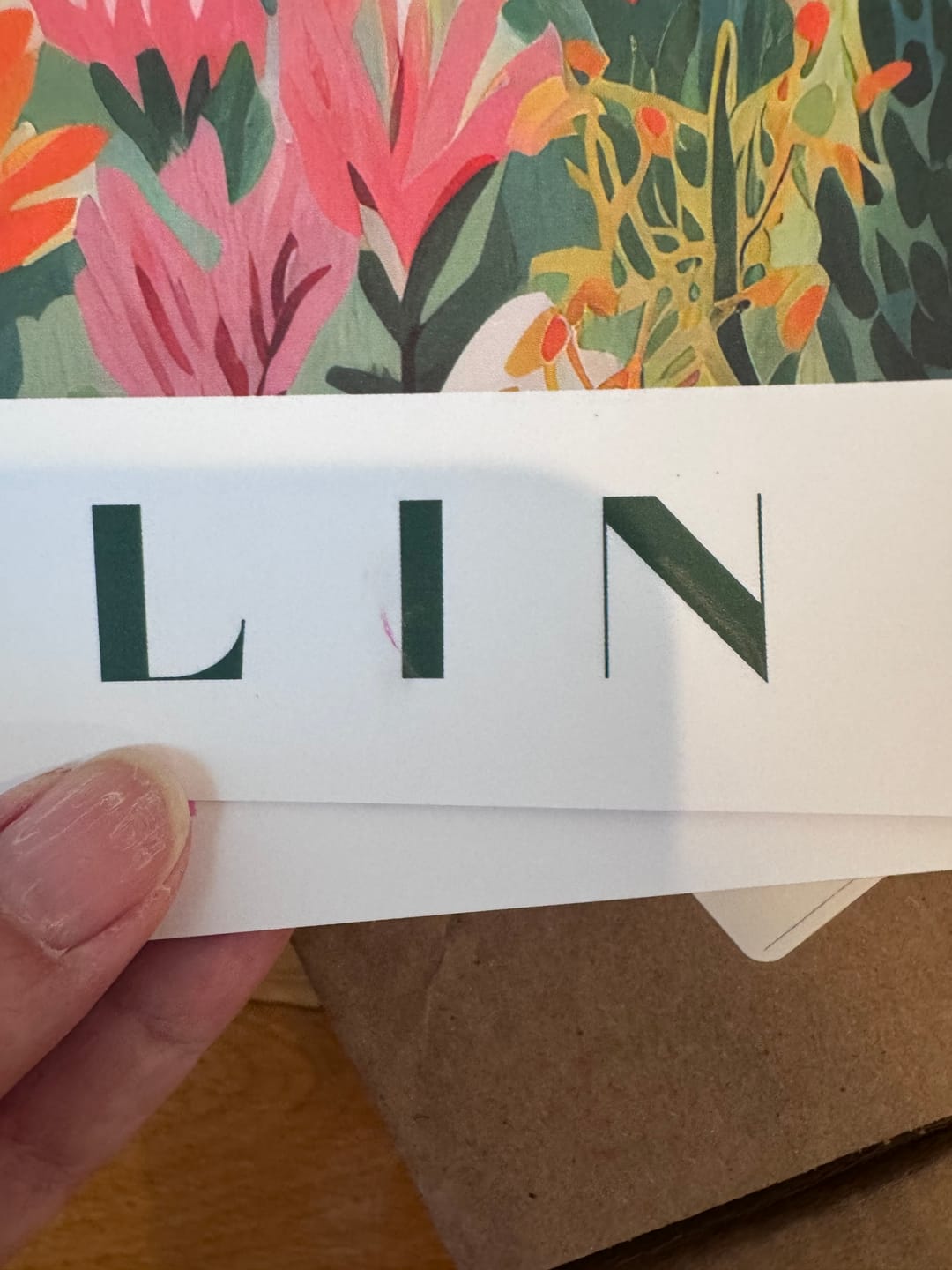 Customer photo review of Dublin Flower Poster