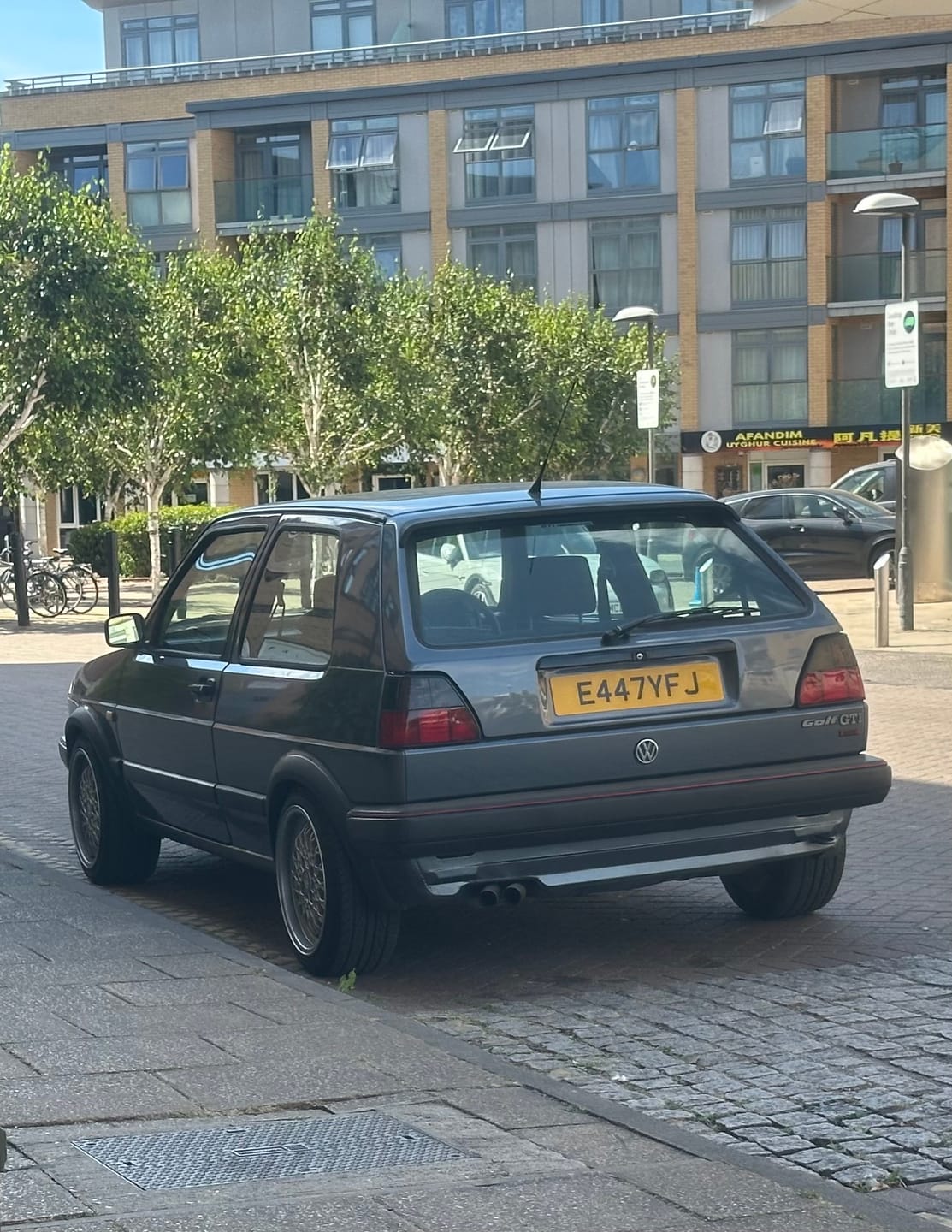 Customer photo review of Standard UK Acrylic Number Plate - 520mm x 111mm