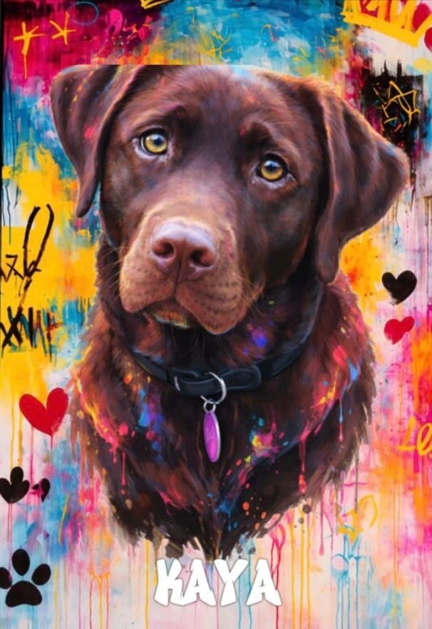Customer photo review of Personalised Poster - Graffiti