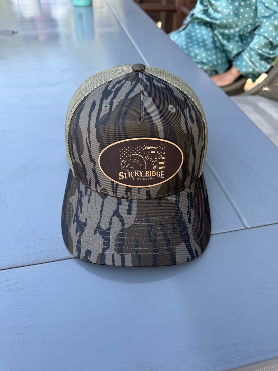 Customer photo review of Richardson 112 Custom Leather Patch Hats