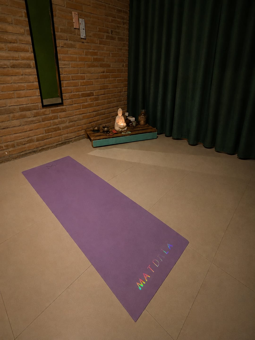 Customer photo review of Mat de Yoga Travel PRO Power Grip – Lavanda (2 mm)
