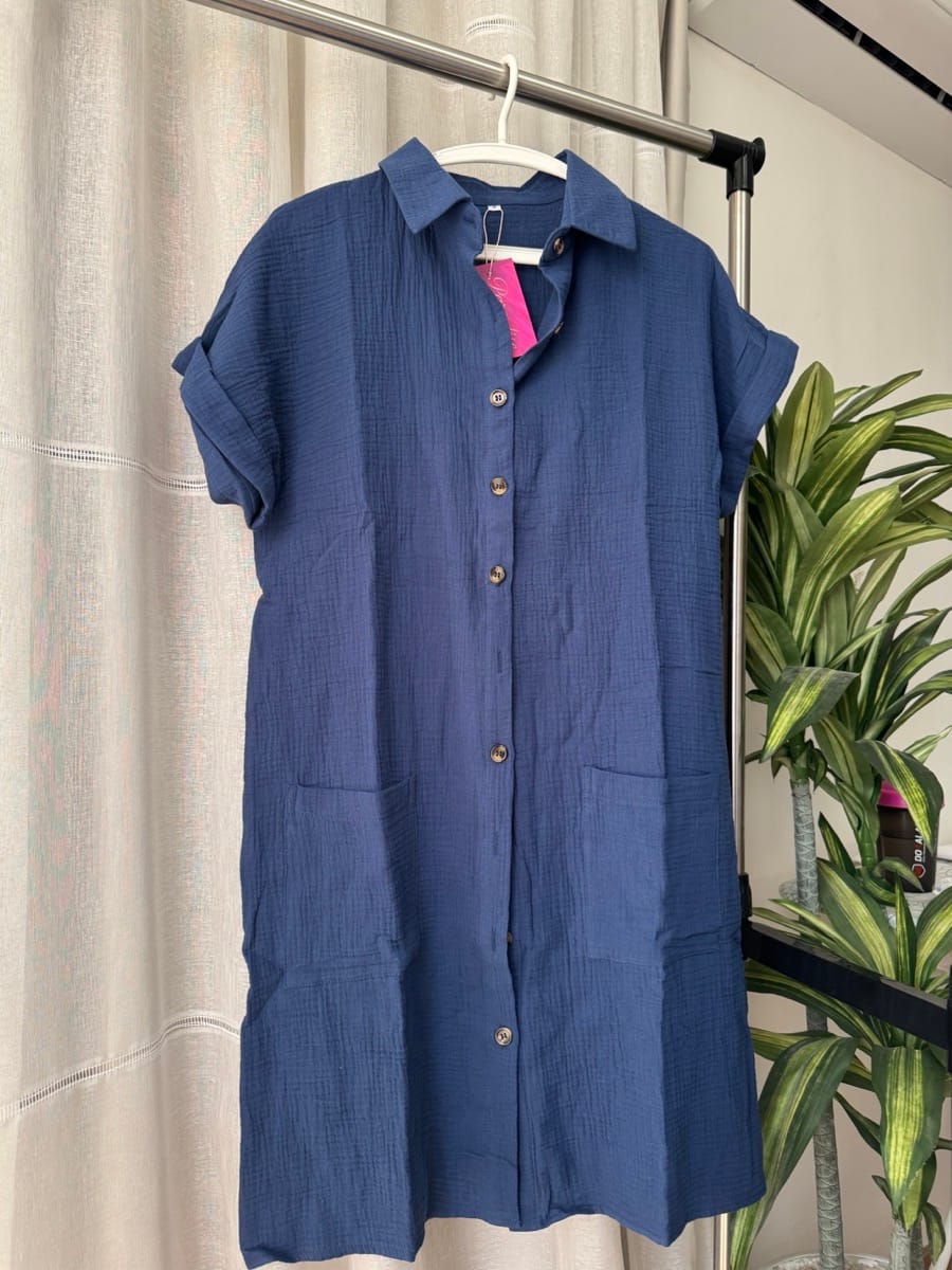 Customer photo review of Robe Chemise Fluide à Boutons