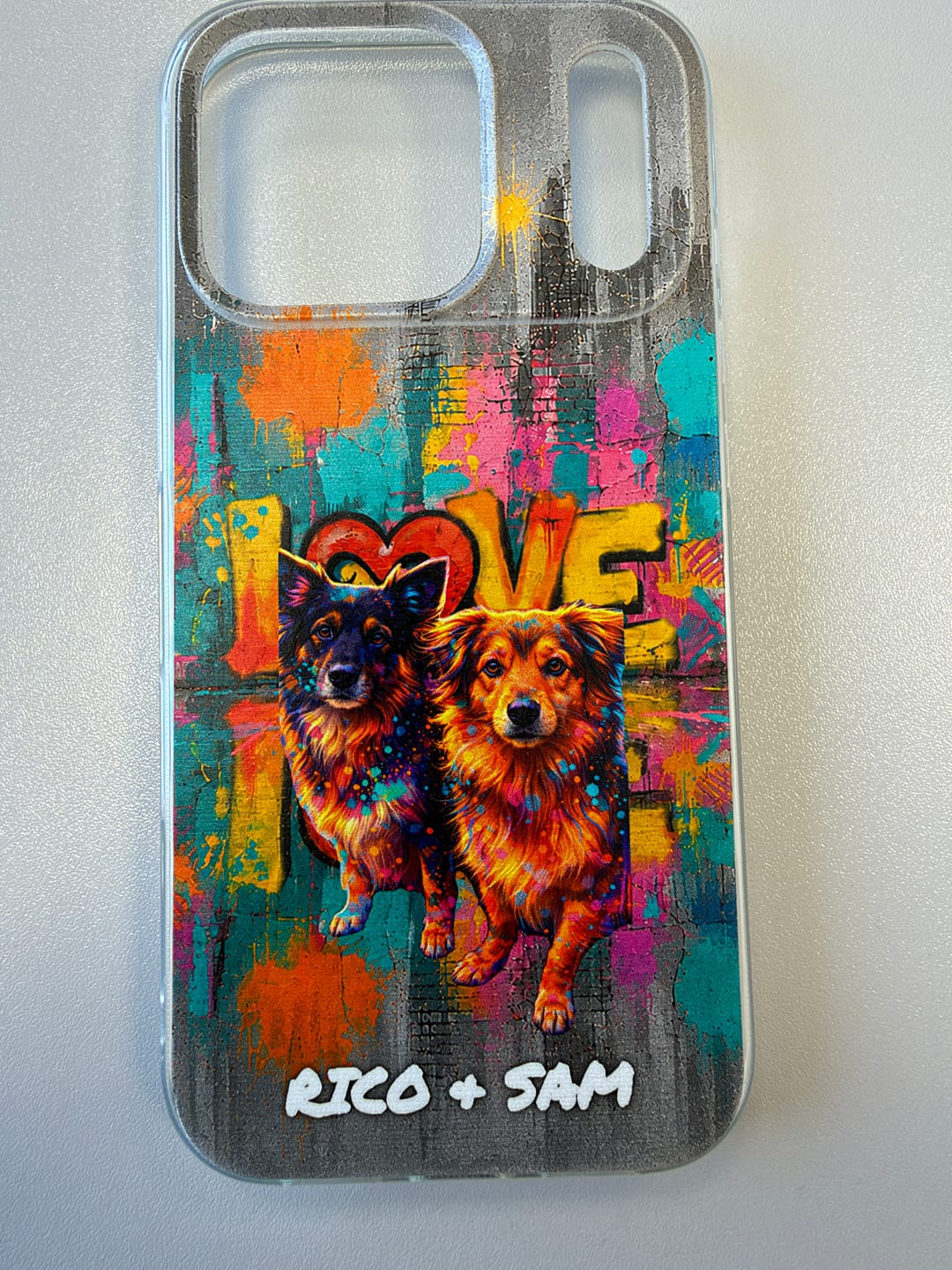 Customer photo review of Personalisierte Handyhülle - Streetart