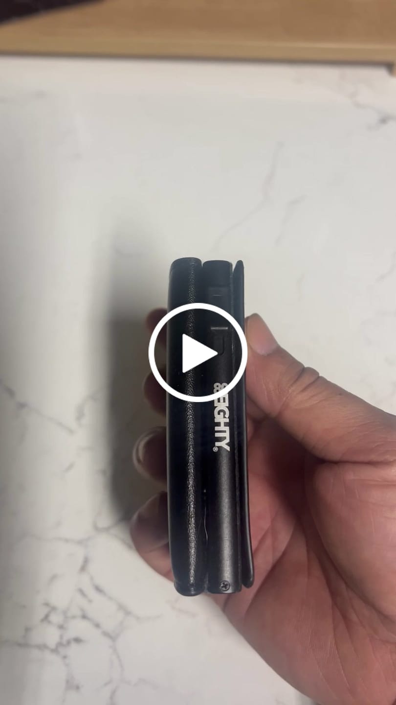 Customer video review of 80Eighty® Onyx Wallet