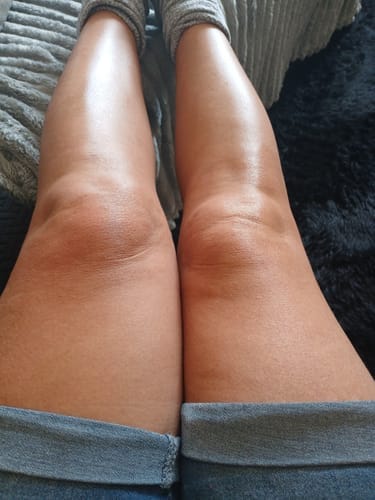Customer photo review of Self Tanning | 150 Capsules for Sunless Skin Glow