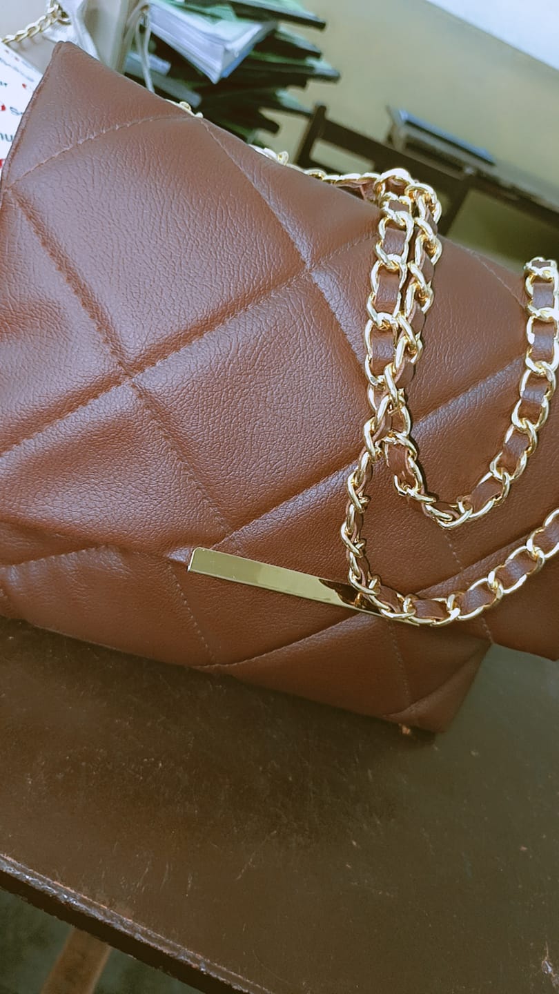 Customer photo review of Belle The Luna Fold Bag Brown