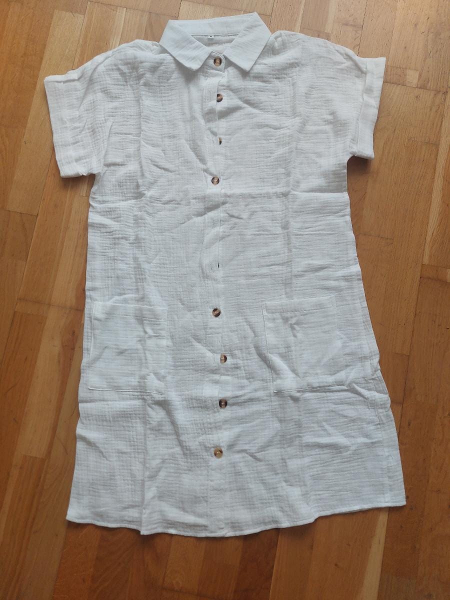 Customer photo review of Robe Chemise Fluide à Boutons