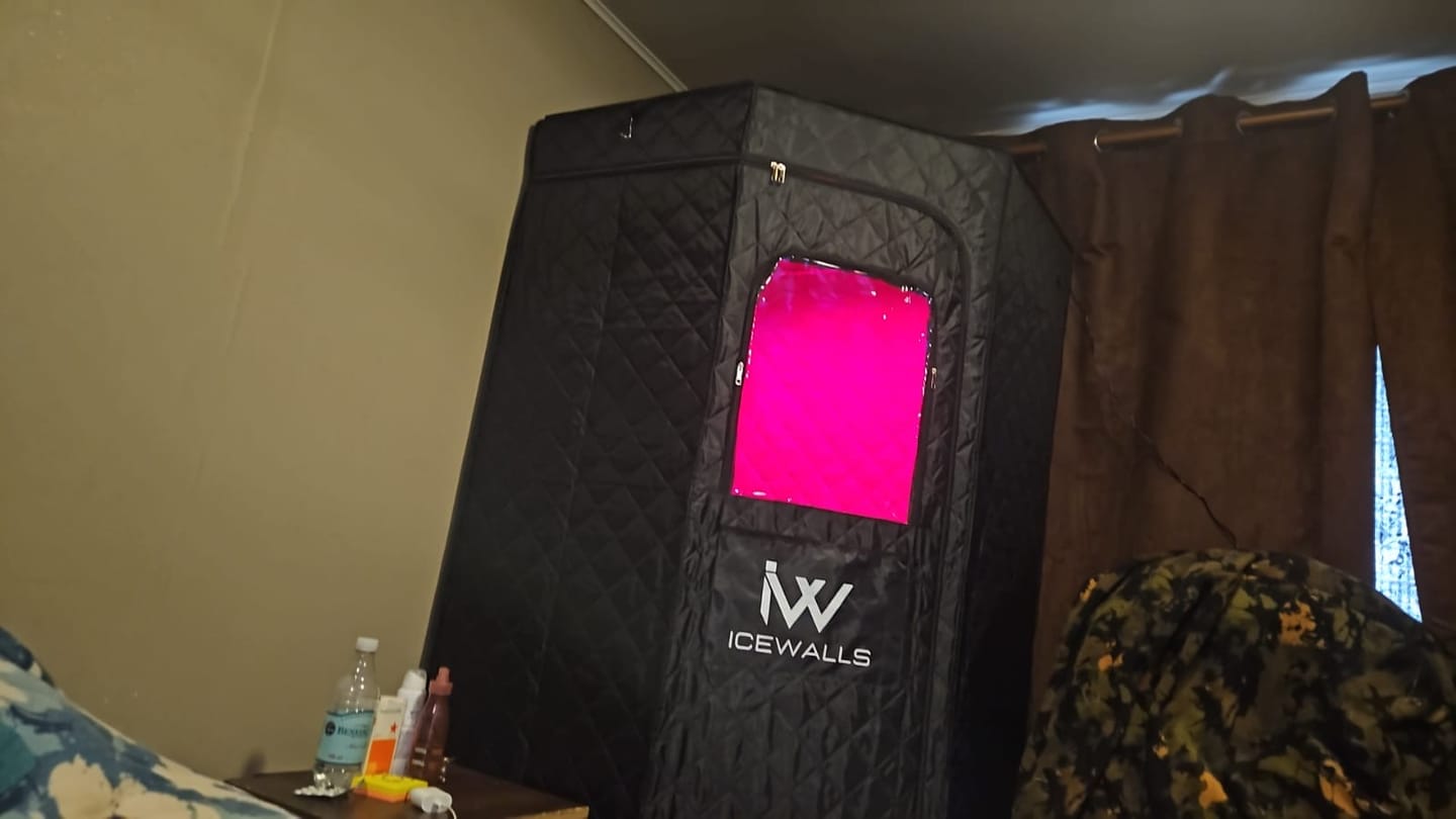 Customer photo review of Sauna Portátil 3.0