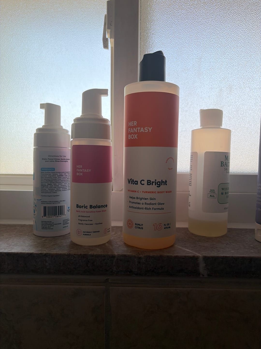Customer photo review of Boric Balance - Sensitive Boric Acid Foam pH Wash - Natural Ingredients