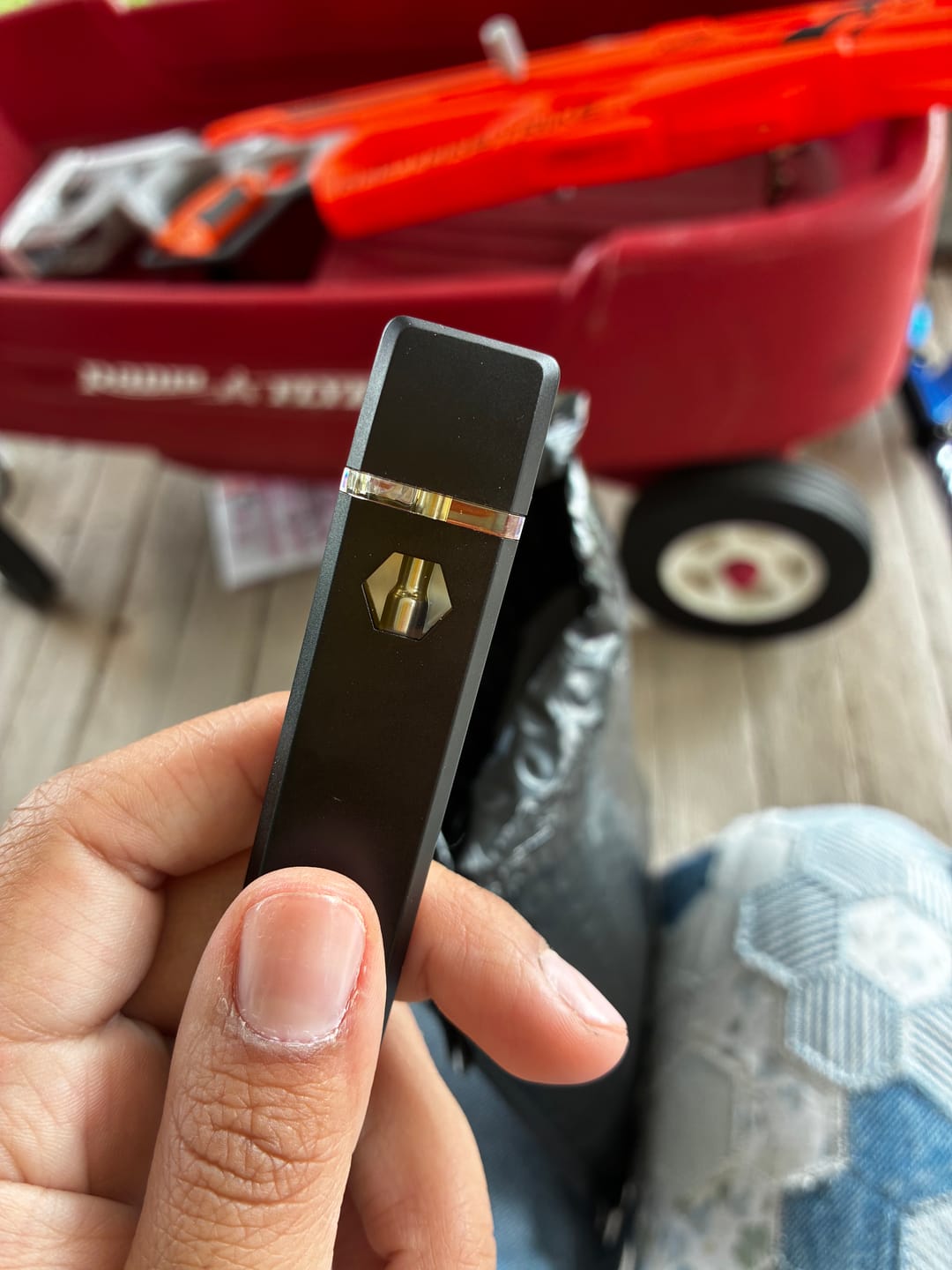 Customer photo review of 1 Gram Delta-8 THC Full Spectrum Vape Pen | Purple Haze - Indica