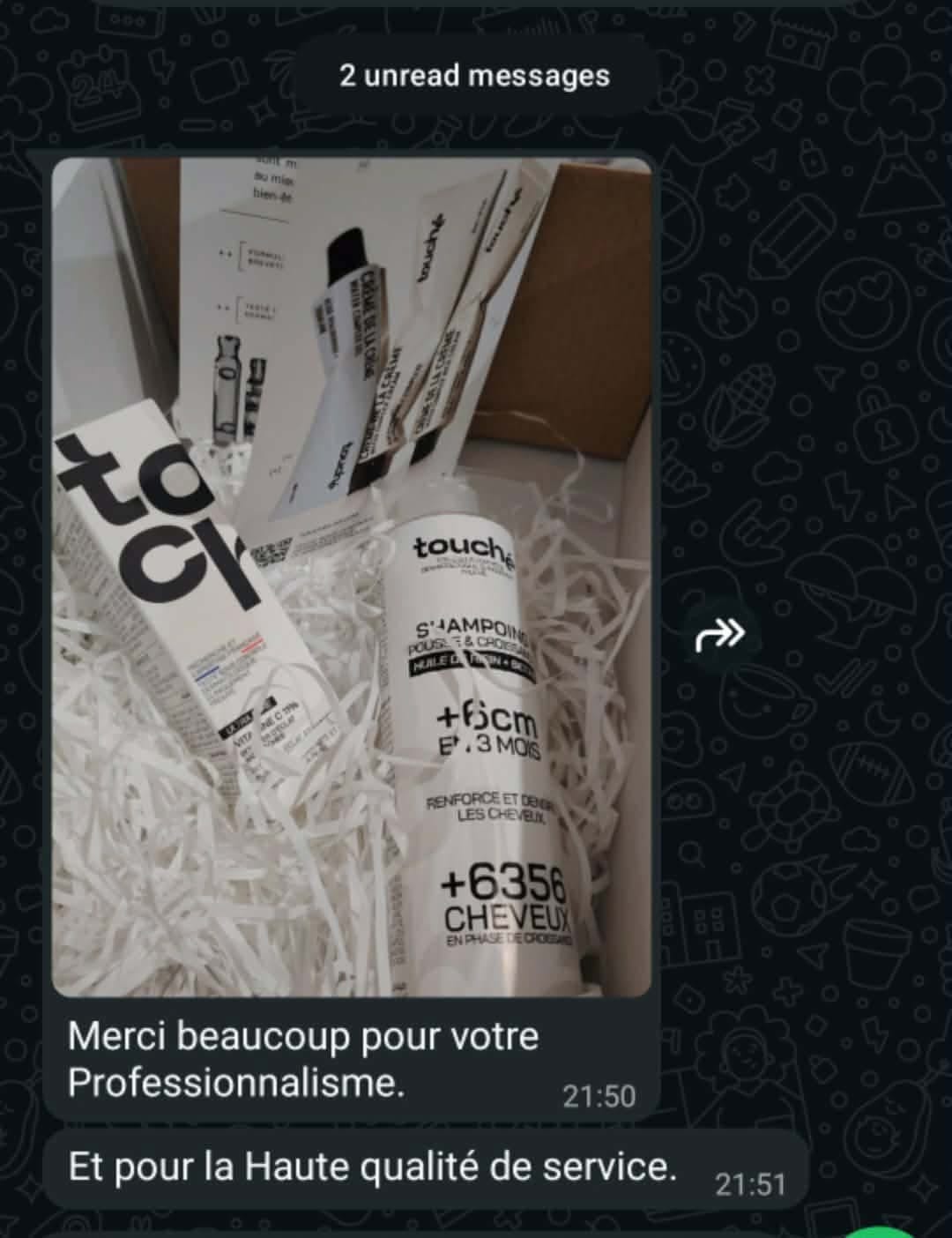 Customer photo review of Shampooing Pousse et croissance