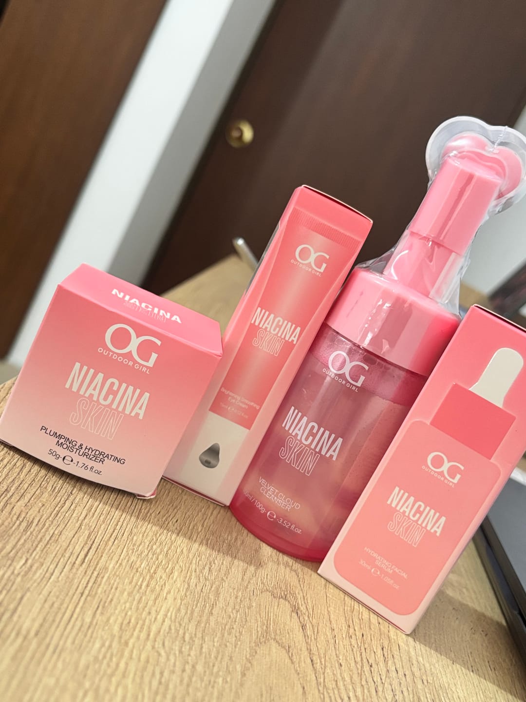 Customer photo review of KIT DE NIACINAMIDA X4 PRODUCTOS