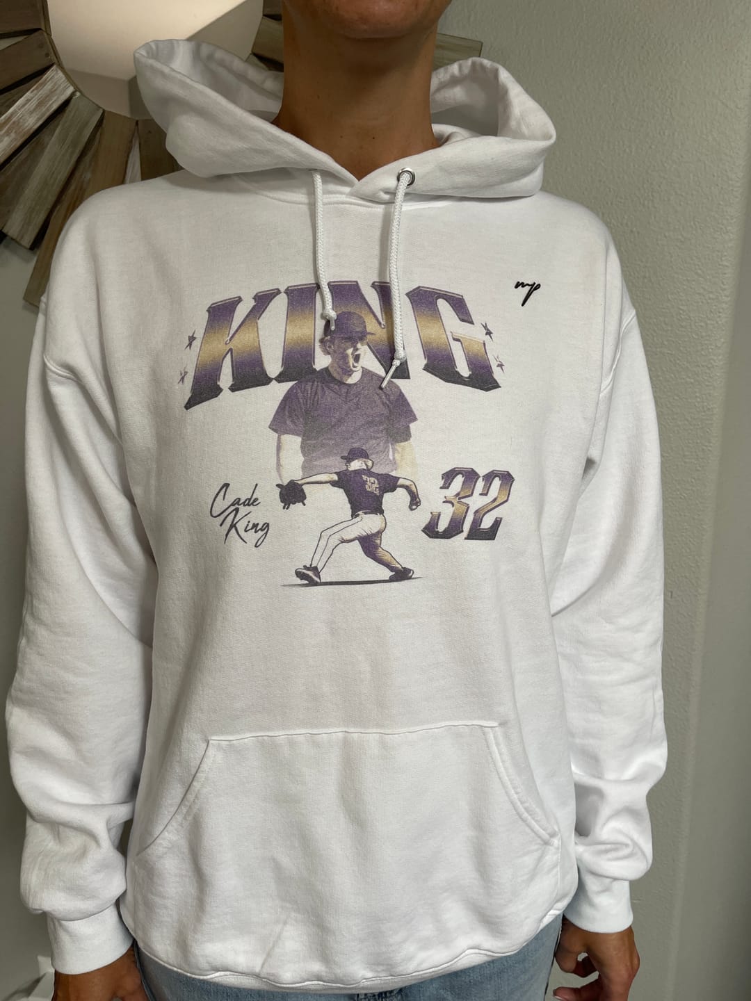 Customer photo review of Cade King Vintage Hoodie