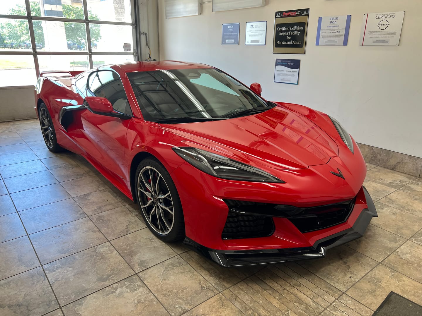 Customer photo review of 2020-2024 Corvette C8 Stingray Z06 Track Package 15pcs Full Conversion Front Bumper Body Kit