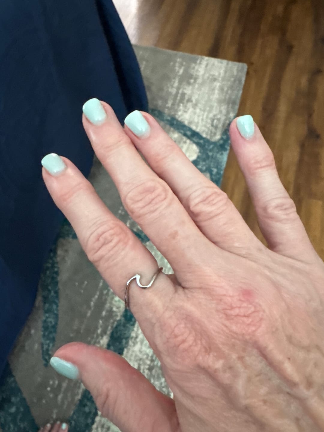 Customer photo review of Imari Silver Wave Ring