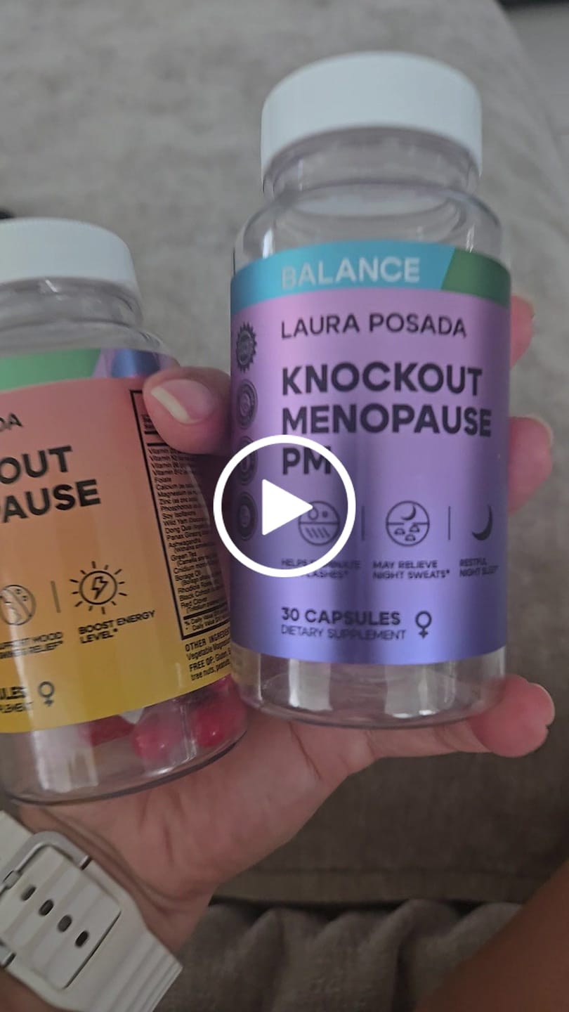 Customer video review of *Combo Knockout Menopause 24 / 7 | Alivio Síntomas Menopausia AM y PM