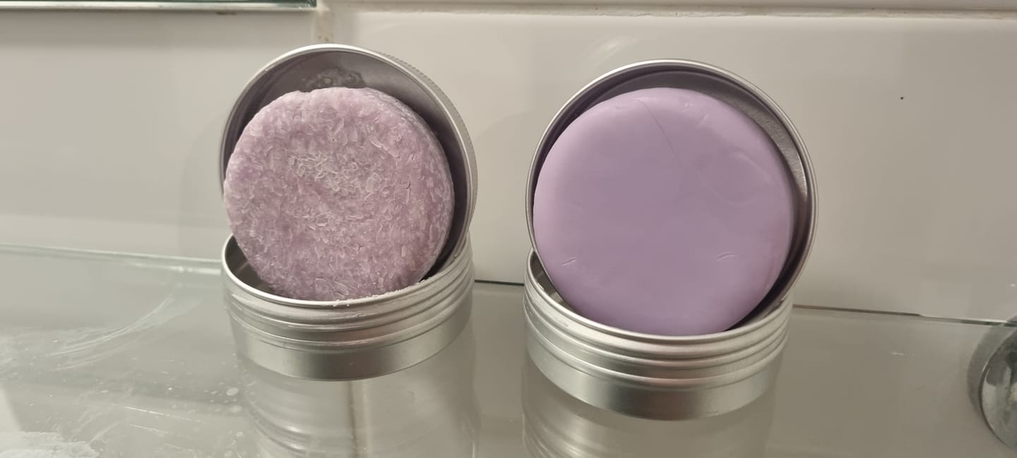 Customer photo review of Rosemary Oil Thickness & Volume Conditioner Bar