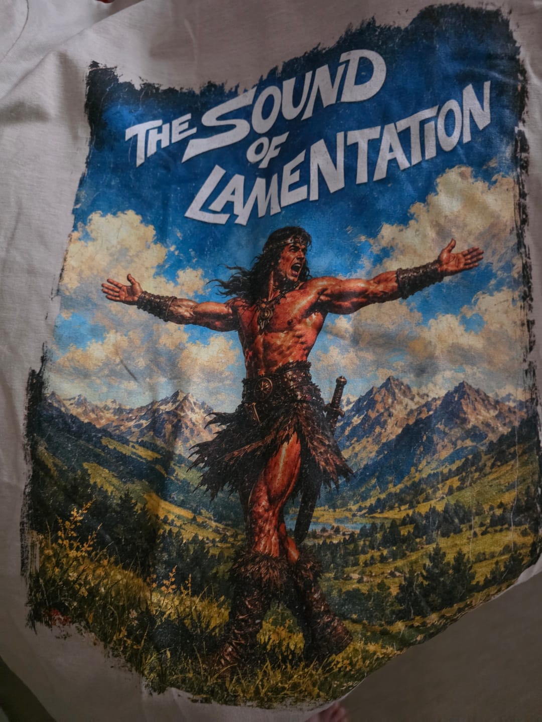 Customer photo review of A Gentle Harvest T-Shirt