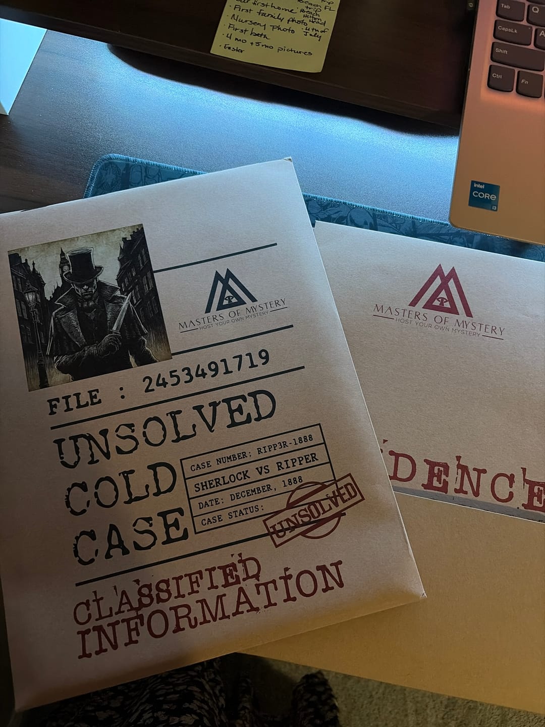 Customer photo review of Sherlock Holmes vs Jack the Ripper – Cold Case File Game