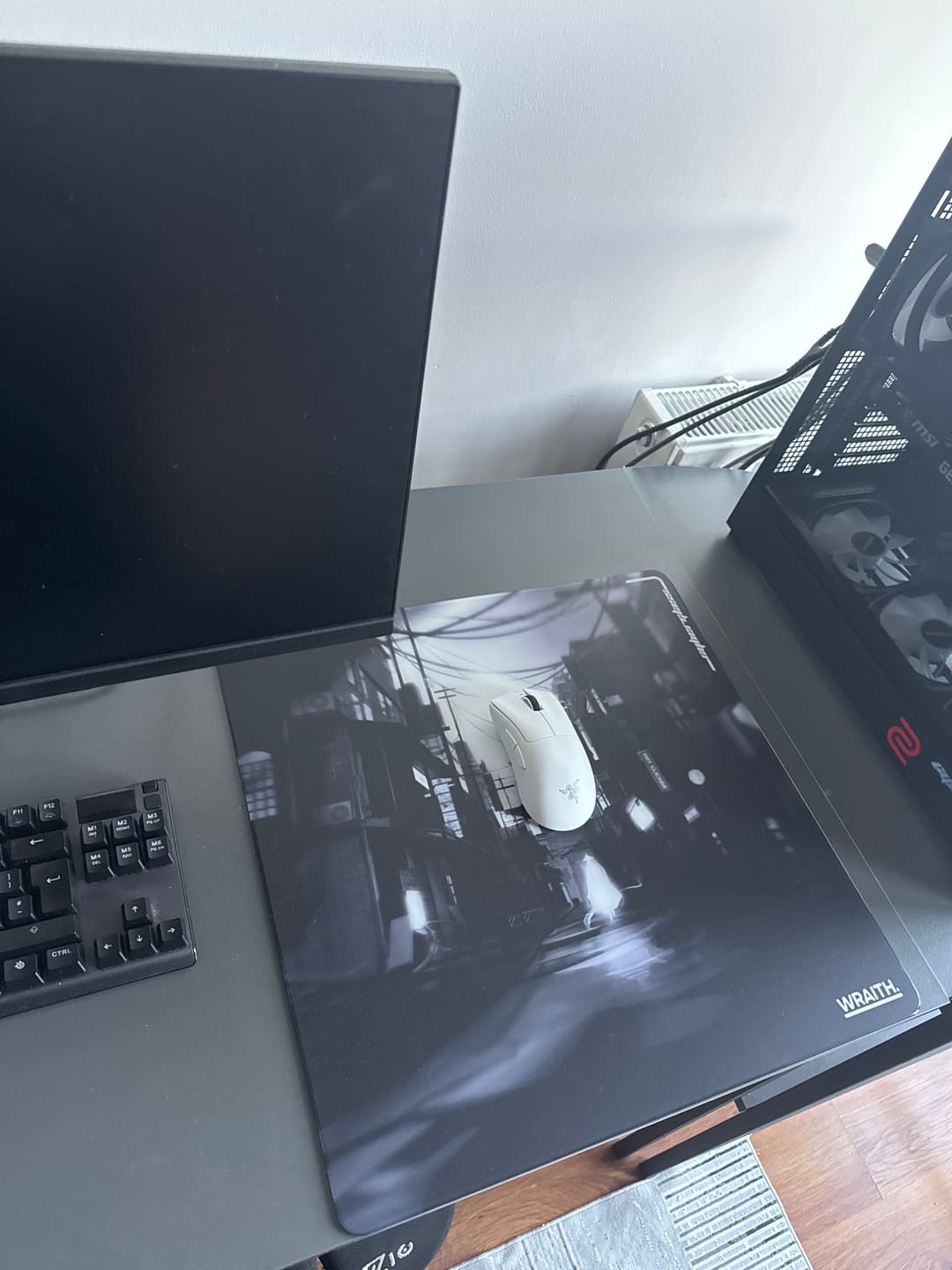 Customer photo review of Wraith Cyberglass Cam Mousepad