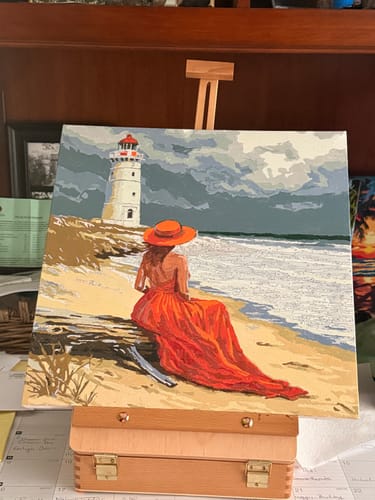 Customer photo review of Lady by the Lighthouse