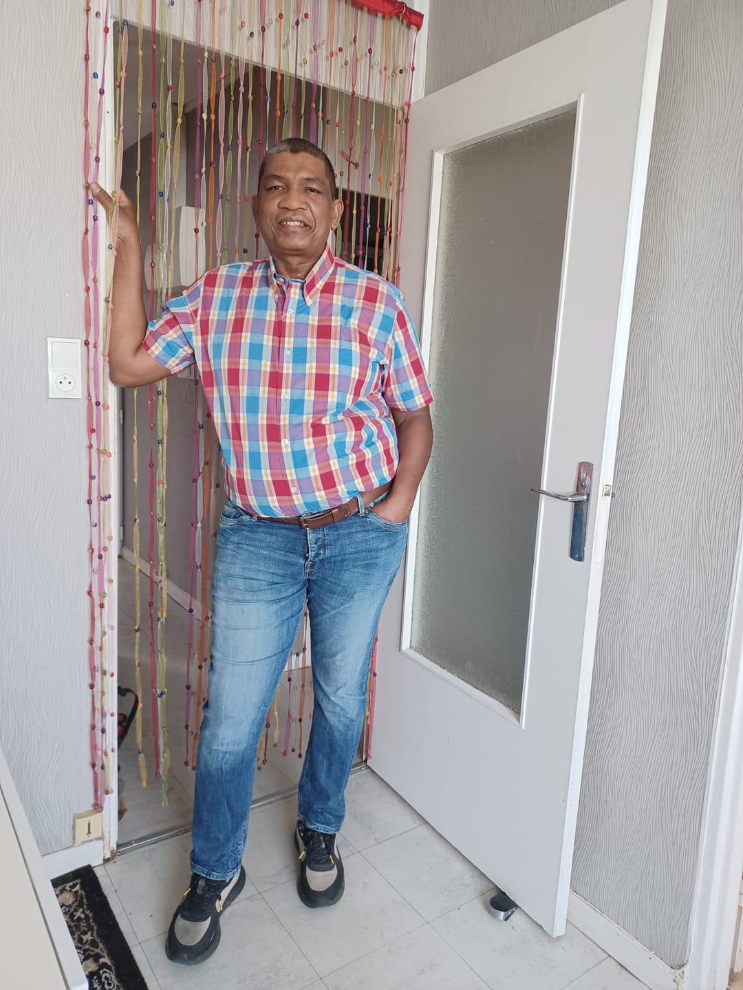 Customer photo review of Men's Multi check - CK-73