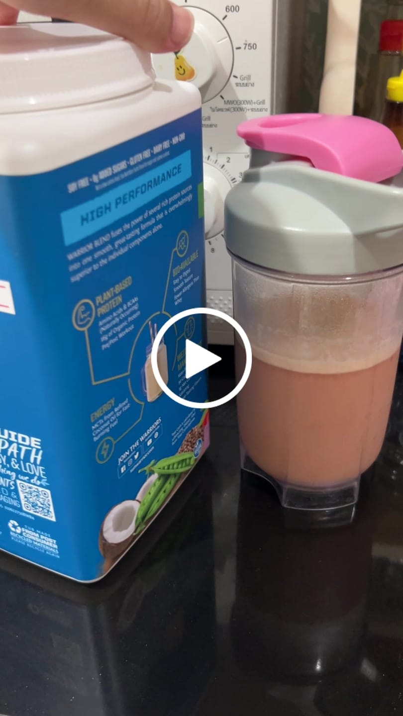 Customer video review of Sunwarrior Organic Warrior Blend - Berry (750g) - Rescue
