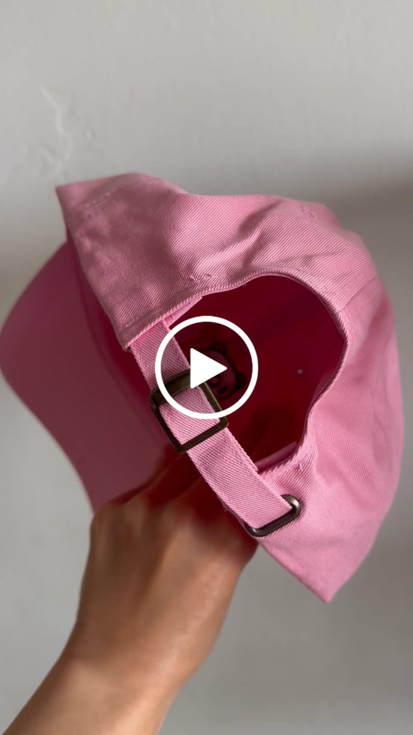 Customer video review of Gloomy Bear Heart Dad Hat