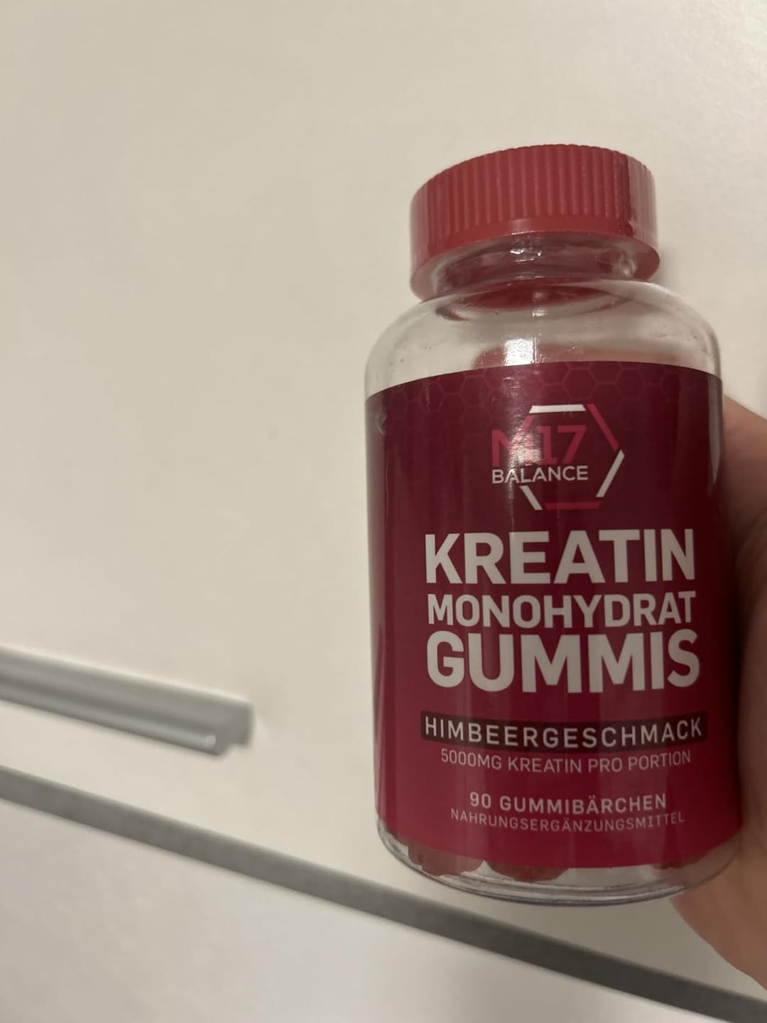 Customer photo review of Creatine Gummies – Raspberry