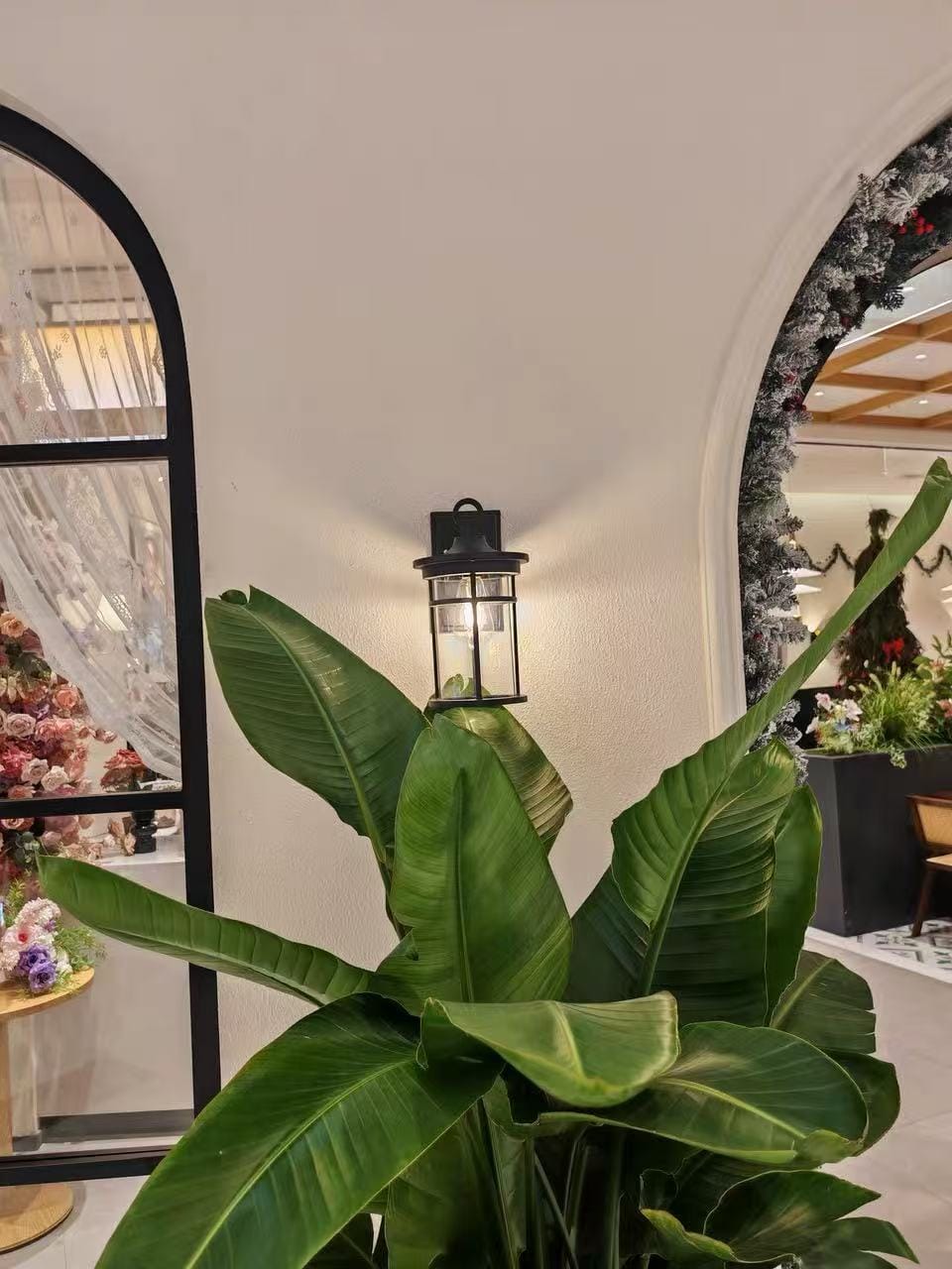 Customer photo review of WOMO Cylinder Outdoor Wall Lantern-WM9155