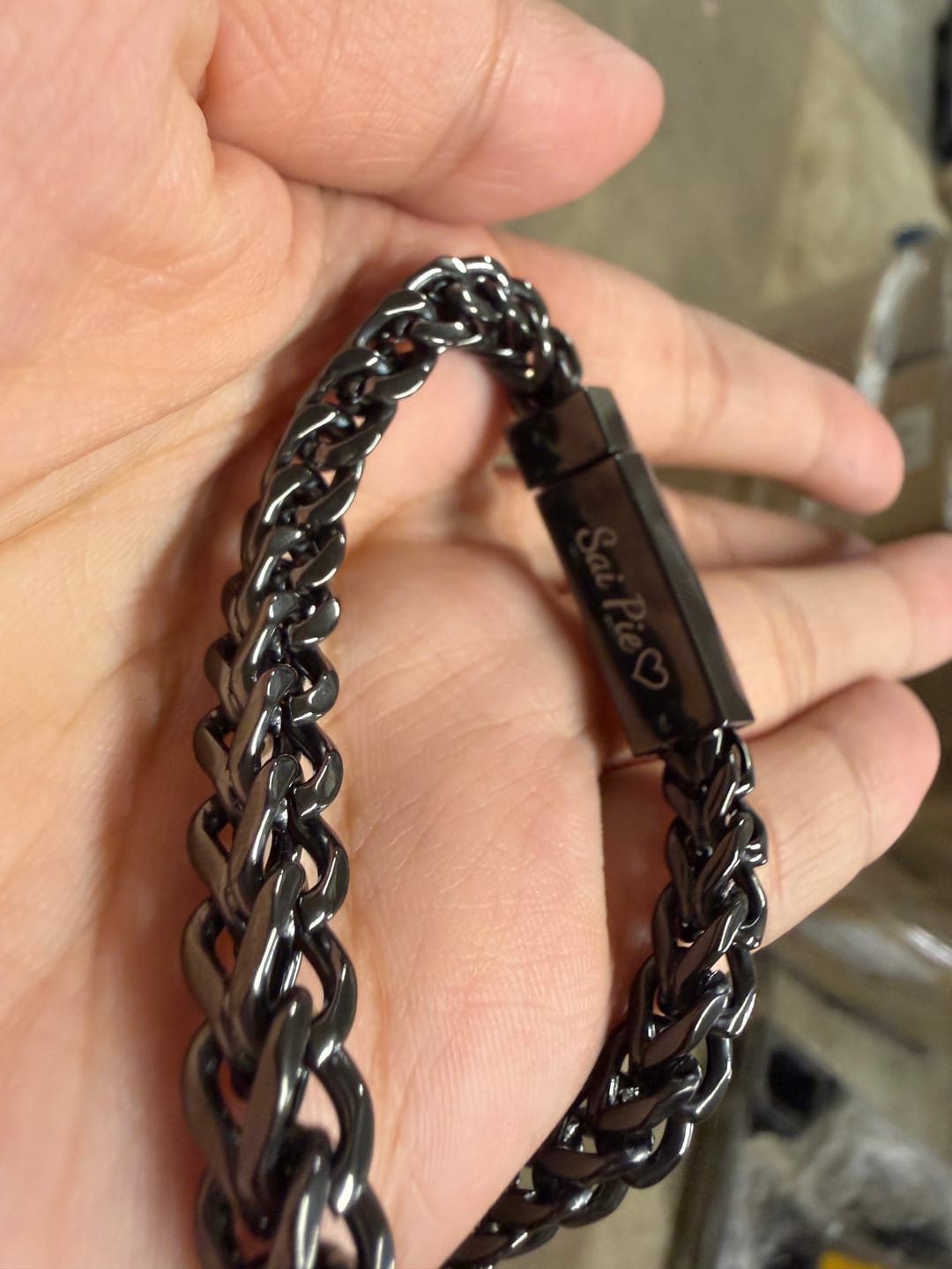 Customer photo review of Franco Link Bracelet | 6MM