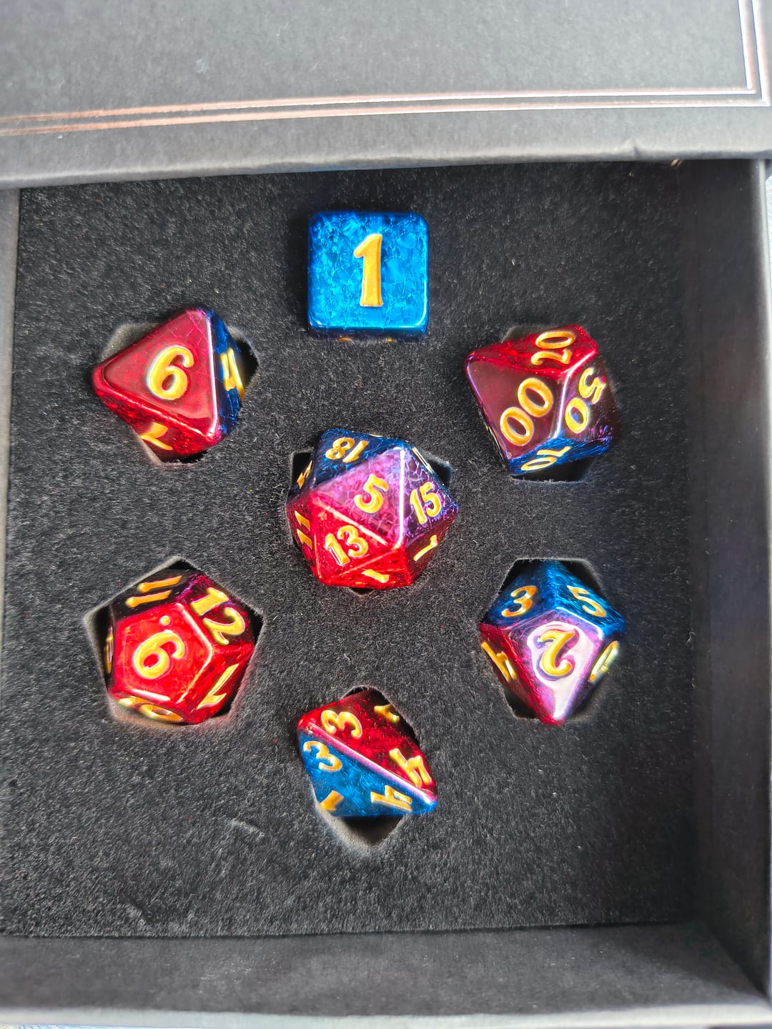 Customer photo review of Mystery Box: Regular Dice