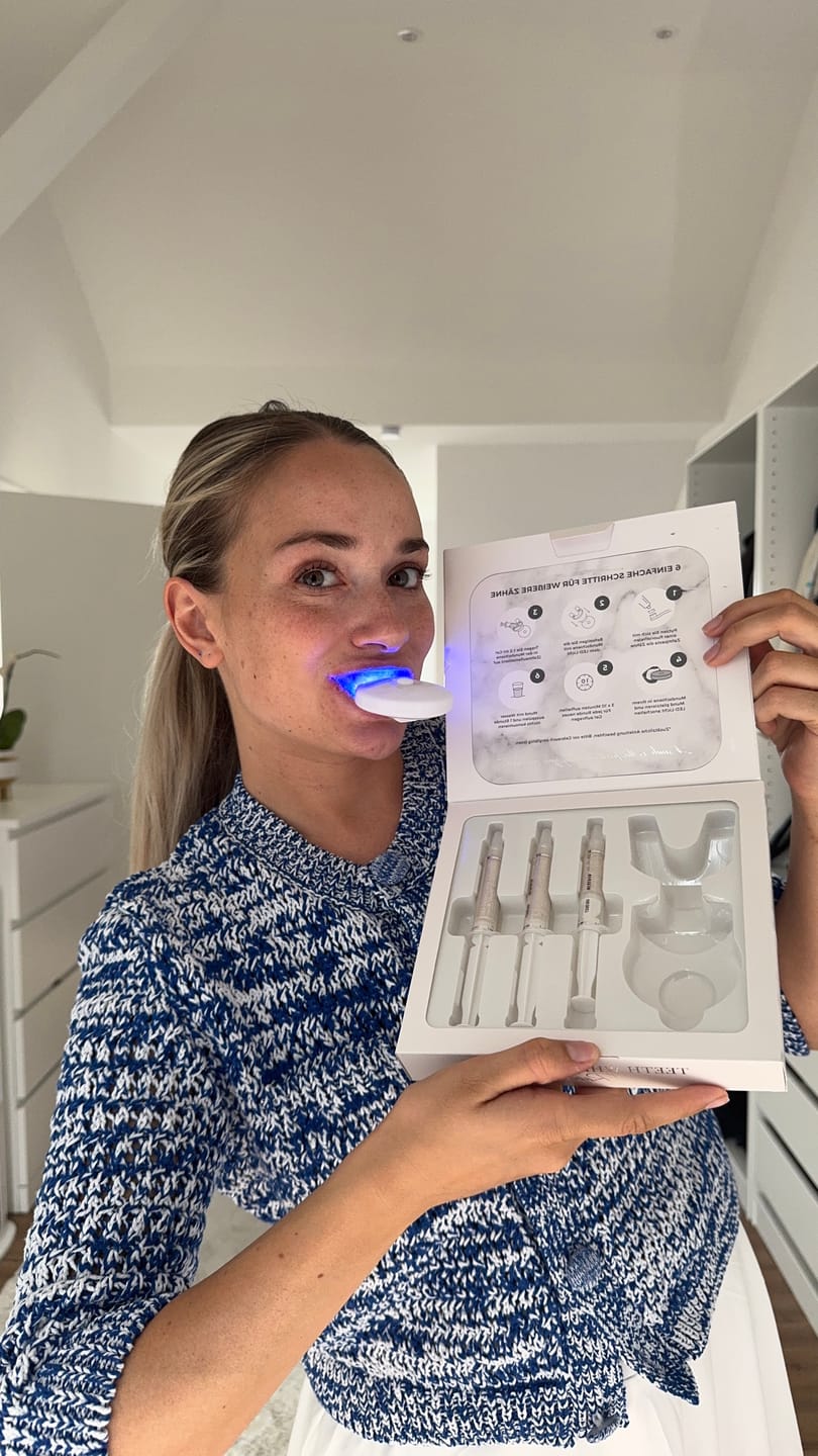 Customer photo review of Zahnbleaching-Set Rapid+ Dental Beauty - Teeth Whitening Kit™