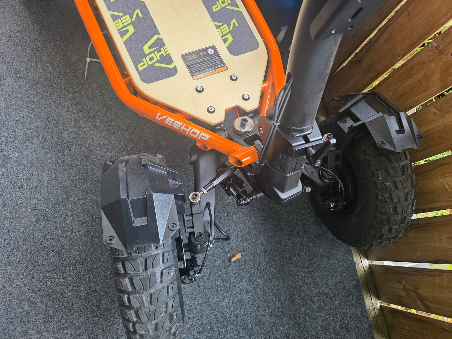 Customer photo review of Garde boue pour trottinette Veehop