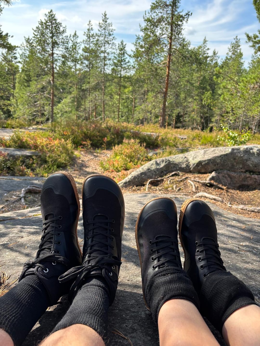 Customer photo review of Vaistoa Tuohi 2 -paljasjalkaretkeilykengät